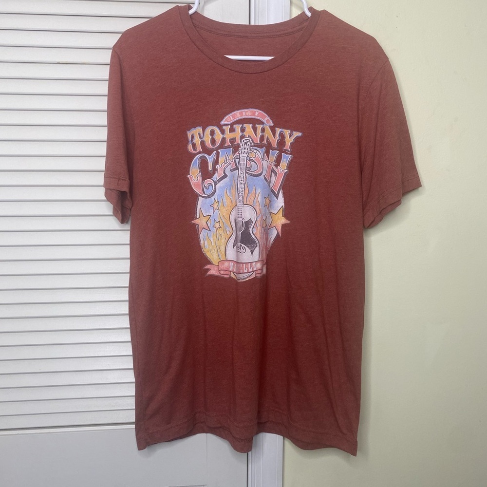 Johnny cash Nashville graphic tee t shirt fits like XL unisex